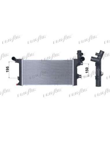 Radiador, refrigeración del motor Frig Air 0206.3007 - RAD. MERCEDES TRUCKS ATEGO