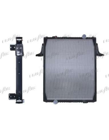 Radiador, refrigeración del motor Frig Air 0209.3010 - RAD. RENAULT TR. PREMIUM-KERAX 825x 727 WITH FRAME