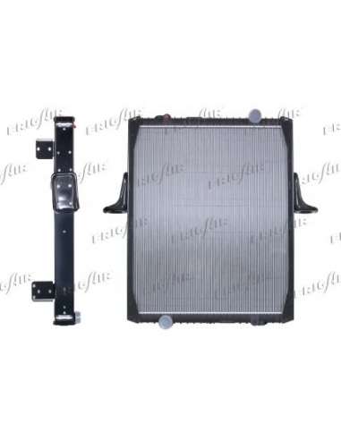 Radiador, refrigeración del motor Frig Air 0209.3013 - RAD. RENAULT TR. PREMIUM-KERAX 915x 727 WITH FRAMES