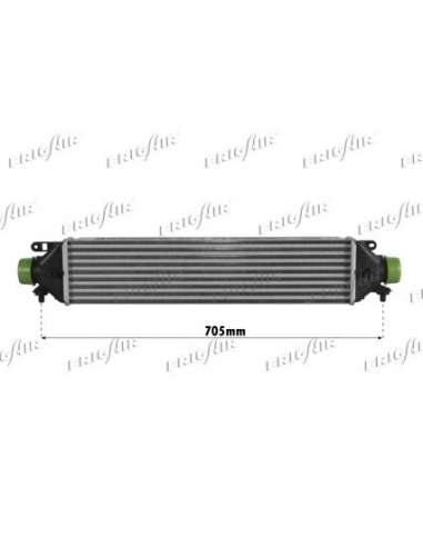 Radiador de aire de admisión Frig Air 0704.3124 - INT. FIAT GRANDE PUNTO 1.9 MJ DIEDERICHS Climate