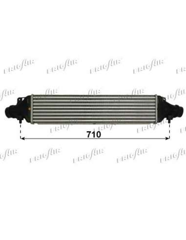 Radiador de aire de admisión Frig Air 0707.3015 - INT. OPEL CORSA D-VAUXHALL CORSA IV 1.7 D DIEDERICHS Climate