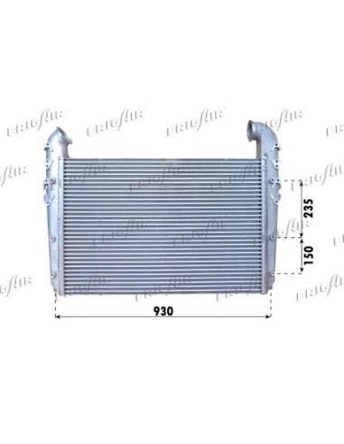 Radiador de aire de admisión Frig Air 0722.3002 - INT. SCANIA 94/114/124/144 SERIES P 95+ DIEDERICHS Climate