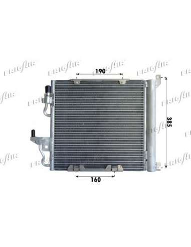 Condensador, aire acondicionado Frig Air 0807.2026 - COND. OPEL ASTRA H DIESEL 10/03+