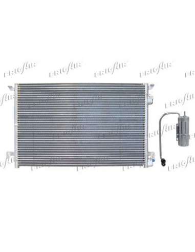 Condensador, aire acondicionado Frig Air 0807.2043 - COND. OPEL SIGNUM / VECTRA C 2.0/2. 2 DTI