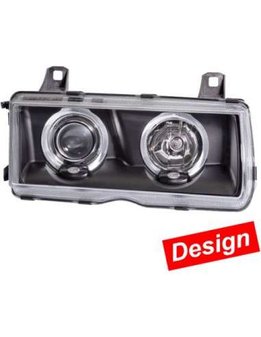 Juego faros principales Der. Hella 1AL 008 875-851 - JGO.FAROS CELIS BMW E-