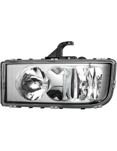 Faro principal Der. Hella 1DB 247 011-021 - FARO DER. MERCEDES AXOR  H7/H1 CON  LAMP.
