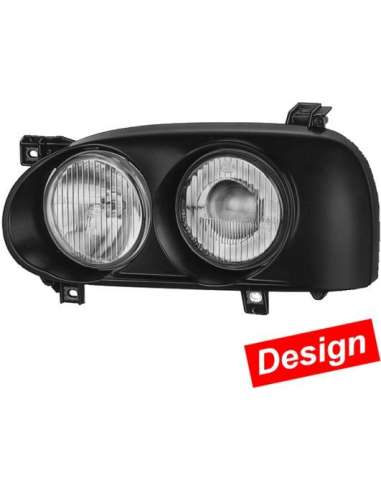 Faro principal Der. Hella 1DL 007 385-021 -  EXTINGUIDA  1DL007385-021 FARO DER.PARA 12703B 