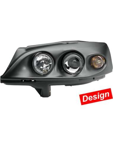 Juego faros principales Der. Hella 1DL 008 521-831 - 1DL008521-831 KIT DOBLE FARO XENON