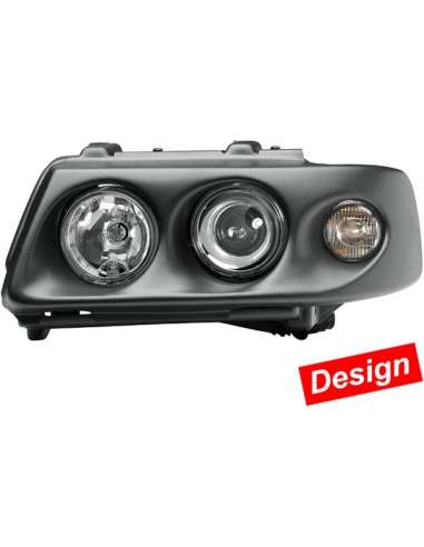 Juego faros principales Der. Hella 1DL 008 522-801 - 1DL008522-801 KIT DOBLE FARO HAL. A