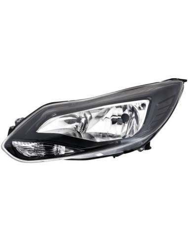 Faro principal Izq. Hella 1EA 354 994-031 - F. IZQ. FORD Focus III - Negro 2011 04- -