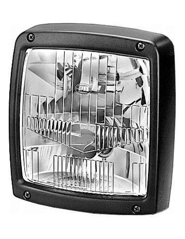 Óptica de faro, faro principal Der. Hella 1EA 990 185-021 - OPTICA FARO MAQUINARIA
