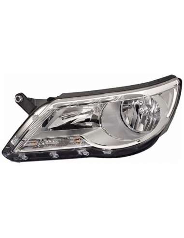 Faro principal Der. Hella 1ED 247 038-221 - FARO DER. VW TIGUAN 09/07-- H7 CON  LCD.
