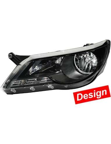 Juego faros principales Der. Hella 1ED 247 038-831 -  EXTINGUIDA  1ED247038-831 J.FAROS VW TIGUAN NEG