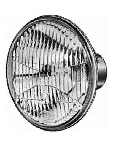 Óptica de faro, faro de carretera Der. Hella 1K3 114 155-001 - 12085 OPTICA H1 AUDI,