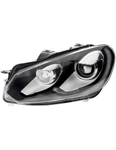 Faro principal Der. Hella 1ZS 009 902-521 - F DER BI-XEN+LCD+CURV VW GOLF VI 10 /08--