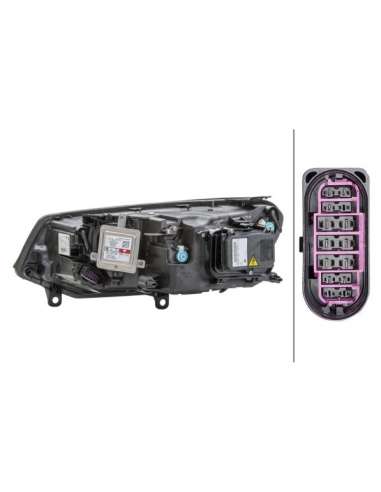 Faro principal Der. Hella 1ZS 010 328-061 -  EXTINGUIDA  1ZS010328-061 F XENON Dr VW TOUARE 1 =-