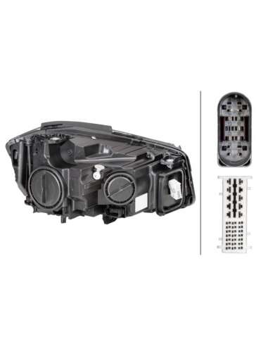 Faro principal Izq. Hella 1ZT 010 818-471 - F iz BI-XEN LED MERCEDES A-CLASS 20 1206-