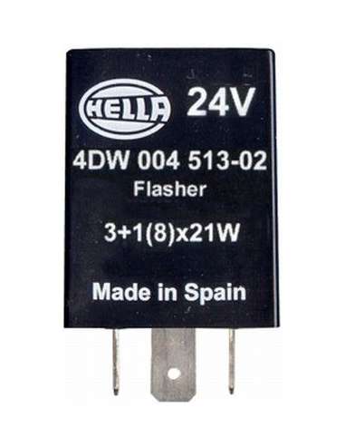 Relé de intermitencia Hella 4DW 004 513-021 - INTERMITENCIA 24V 4P MERCEDES