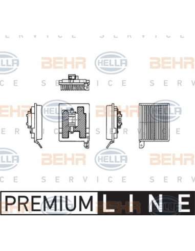 Regulador, ventilador habitáculo Hella 5HL 351 321-181 - Módulo Electrónico MB VITO BEHR HELLA SERVICE  PREMIUM LINE 