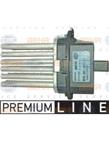 Regulador, ventilador habitáculo Hella 5HL 351 332-381 - Módulo Electrónico Volvo XC60 BEHR HELLA SERVICE  PREMIUM LINE 