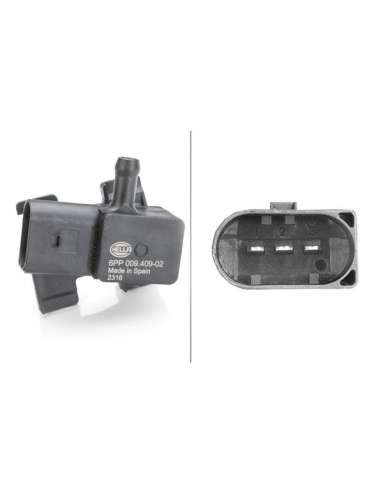 Sensor, presión gas de escape Hella 6PP 009 409-021 - SENSOR PRESION GASES ESCAPE BMW