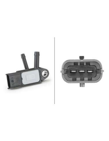 Sensor, presión gas de escape Hella 6PP 009 409-191 - SENSOR DE PRESION COLECTOR DE ADMIS ION