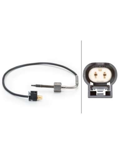 Sensor, temp. gas escape Hella 6PT 014 494-011 - SENSOR, TEMP. GAS ESCAPE