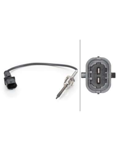 Sensor, temp. gas escape Hella 6PT 014 494-021 - SENSOR, TEMP. GAS ESCAPE