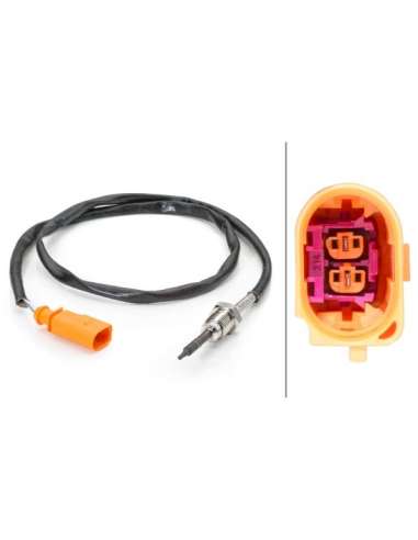 Sensor, temp. gas escape Hella 6PT 014 494-031 - SENSOR, TEMP. GAS ESCAPE
