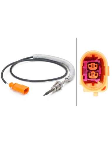 Sensor, temp. gas escape Hella 6PT 014 494-051 - SENSOR, TEMP. GAS ESCAPE