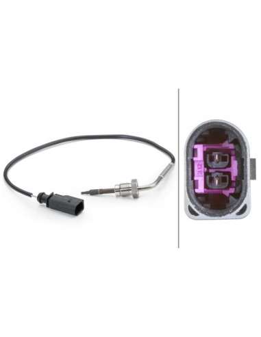 Sensor, temp. gas escape Hella 6PT 014 494-101 - SENSOR, TEMP. GAS ESCAPE