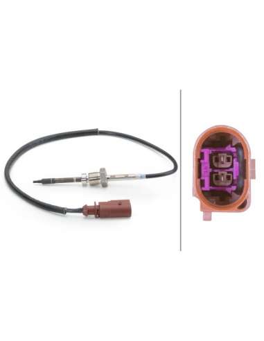 Sensor, temp. gas escape Hella 6PT 014 494-111 - SENSOR, TEMP. GAS ESCAPE