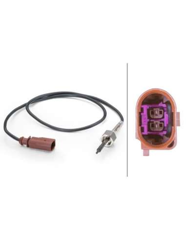 Sensor, temp. gas escape Hella 6PT 014 494-121 - SENSOR, TEMP. GAS ESCAPE
