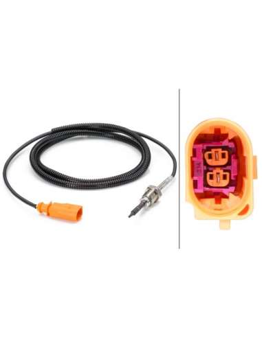 Sensor, temp. gas escape Hella 6PT 014 494-251 - SENSOR, TEMP. GAS ESCAPE