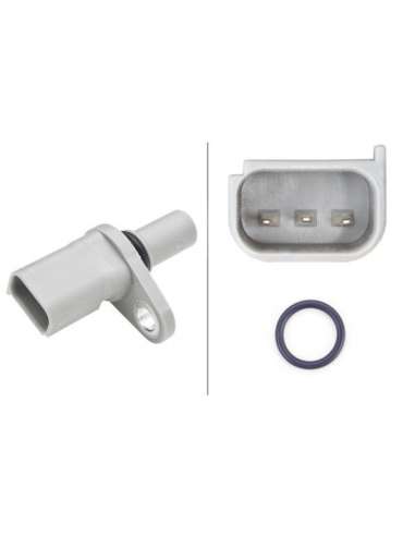 Sensor, posición arbol de levas Hella 6PU 009 121-681 - SENSOR