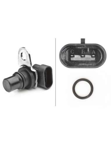 Sensor, posición arbol de levas Hella 6PU 009 121-841 - GENERADOR DE IMPULSOS DEL CIGUEÑAL