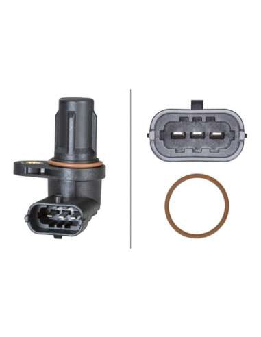 Sensor, posición arbol de levas Hella 6PU 009 168-081 - GENERADOR DE IMPULSOS DEL CIGUEÑAL