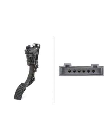 Sensor, posición pedal Hella 6PV 008 496-701 - SENSOR, POSICIÓN PEDAL EFI - SENSOR