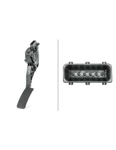 Sensor, posición pedal Hella 6PV 009 765-721 - SENSOR, POSICIÓN PEDAL EFI - SENSOR