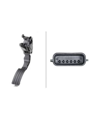 Sensor, posición pedal Hella 6PV 009 978-711 - SENSOR, POSICIÓN PEDAL EFI - SENSOR