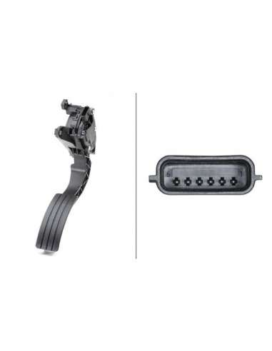 Sensor, posición pedal Hella 6PV 009 978-731 - SENSOR, POSICIÓN PEDAL EFI - SENSOR