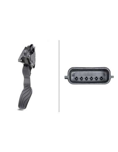 Sensor, posición pedal Hella 6PV 009 978-741 - SENSOR, POSICIÓN PEDAL EFI - SENSOR