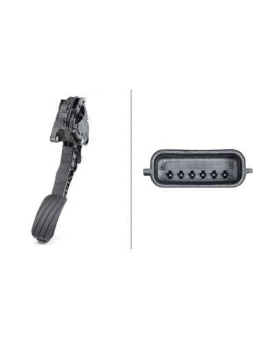 Sensor, posición pedal Hella 6PV 009 978-751 - SENSOR, POSICIÓN PEDAL EFI - SENSOR