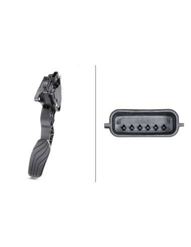 Sensor, posición pedal Hella 6PV 009 978-761 - SENSOR, POSICIÓN PEDAL EFI - SENSOR
