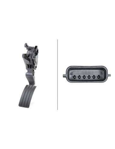 Sensor, posición pedal Hella 6PV 009 978-771 - SENSOR, POSICIÓN PEDAL EFI - SENSOR