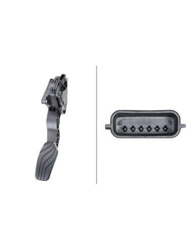 Sensor, posición pedal Hella 6PV 009 978-791 - SENSOR, POSICIÓN PEDAL EFI - SENSOR
