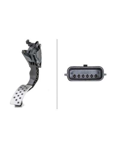 Sensor, posición pedal Hella 6PV 009 978-821 - SENSOR, POSICIÓN PEDAL EFI - SENSOR