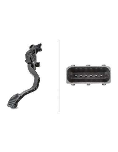 Sensor, posición pedal Hella 6PV 010 175-721 - SENSOR, POSICIÓN PEDAL EFI - SENSOR
