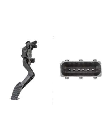 Sensor, posición pedal Hella 6PV 010 175-761 - SENSOR PEDAL ACELERADOR 6PV EFI - SENSOR