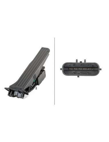 Sensor, posición pedal Hella 6PV 010 946-011 - SENSOR POSICION ACELERADOR EFI - SENSOR